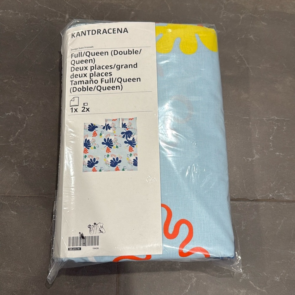 IKEA NEW colorful duvet cover + 2 pillowcases